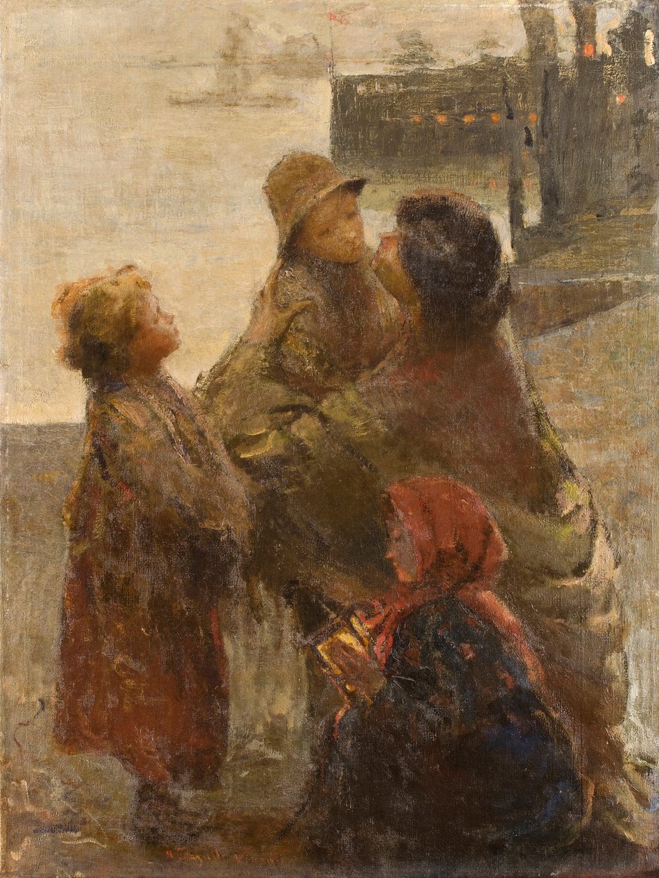 Husk mumien Maleri af Adolfo Ferraguti Visconti (1850-1924) 1903 Privat samling af Adolfo Feragutti Visconti