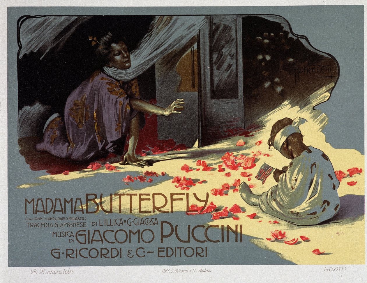 "Madame Butterfly" af Puccini af Adolfo Hohenstein