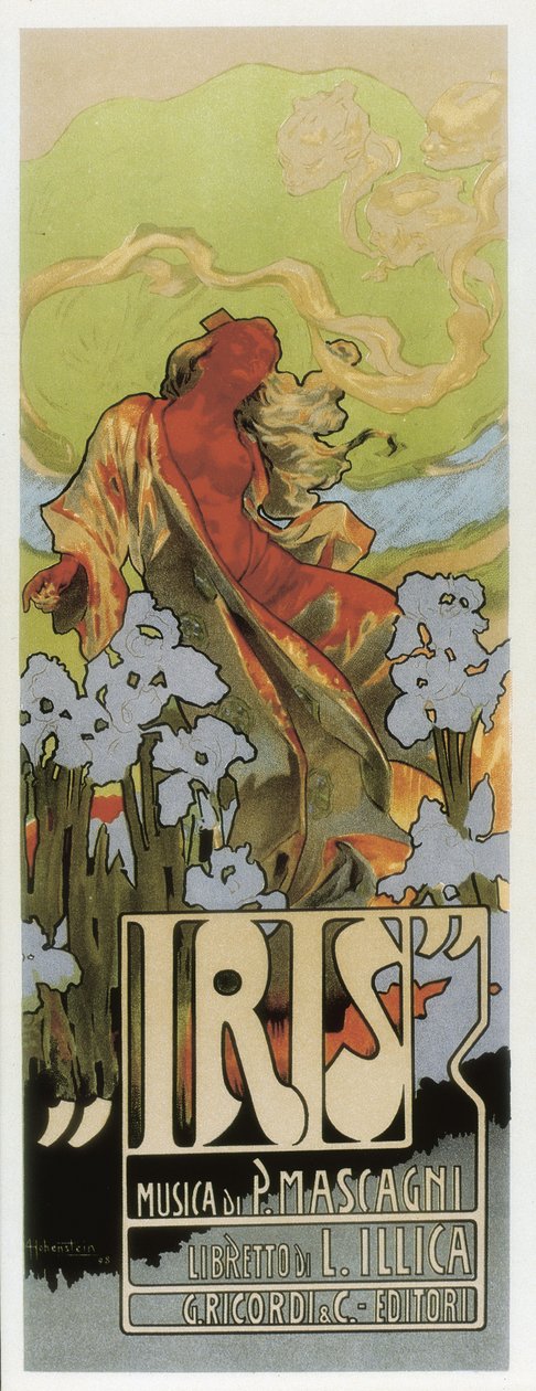 Opera "Iris af Pietro Mascagni af Adolfo Hohenstein