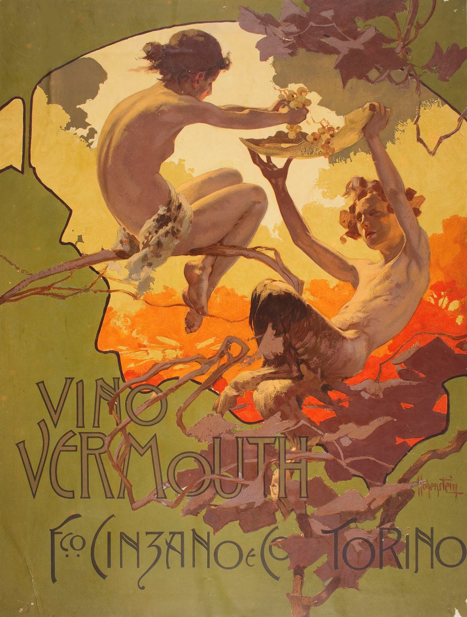 Vermouth Cinzano, 1901. af Adolfo Hohenstein