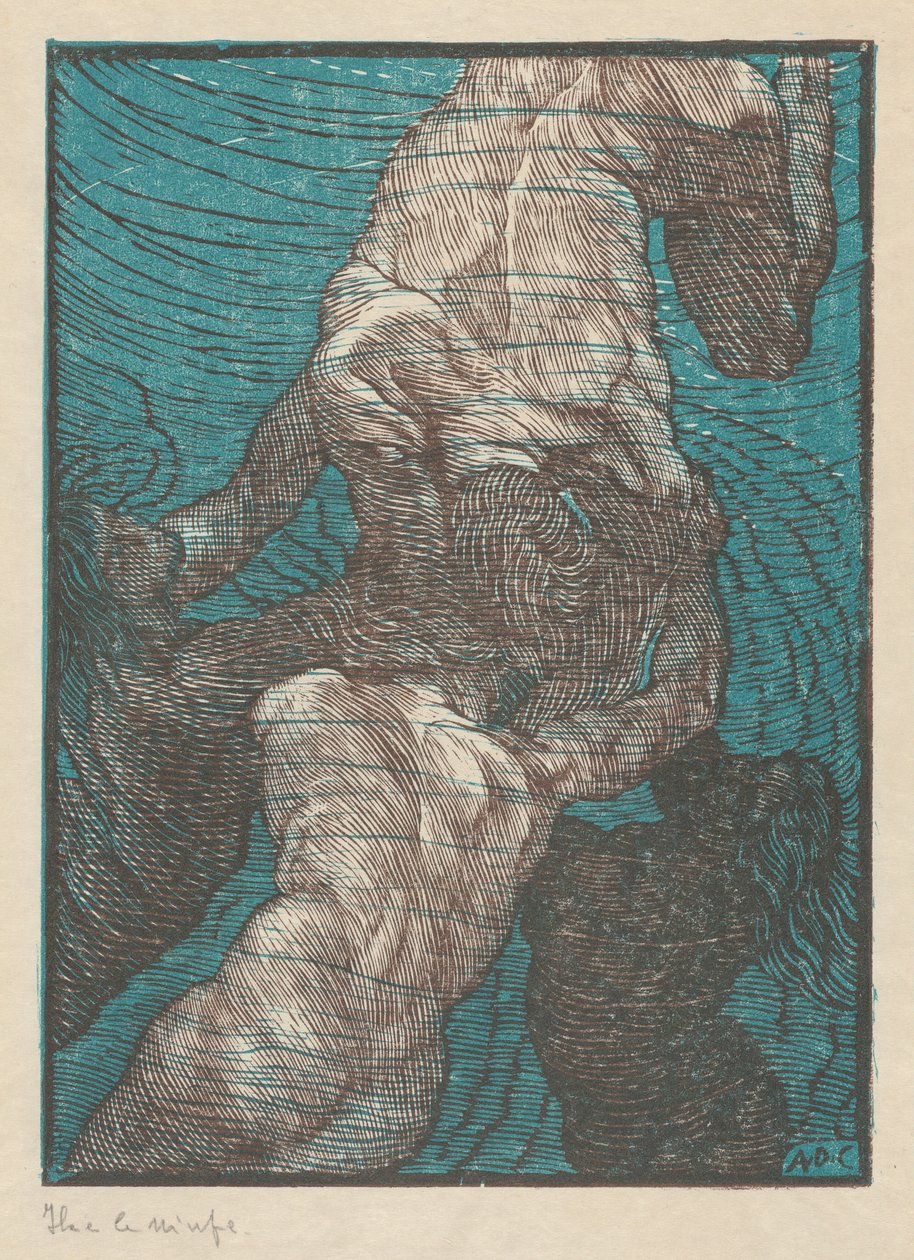 Ila e le ninfe (Hylas og nymferne) af Adolfo de Carolis