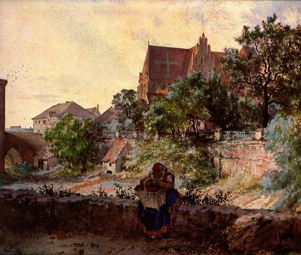Church of Sts. Peter og Paul, Strzegom af Adolph Menzel