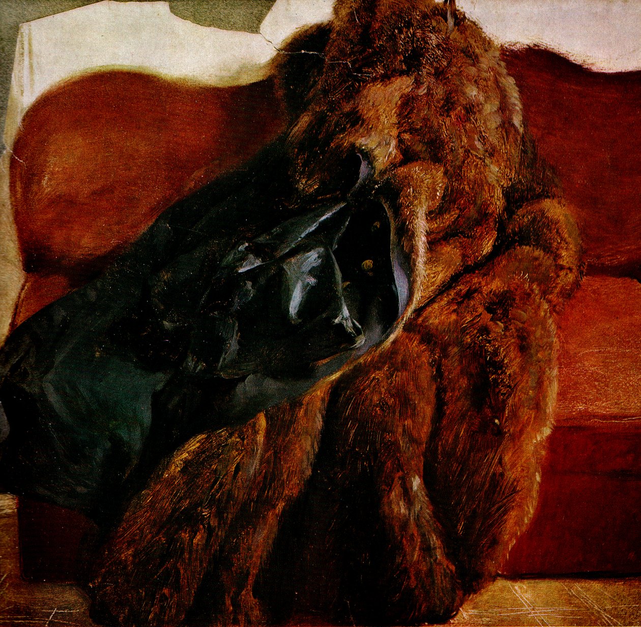 Kunstnerens pels af Adolph Menzel
