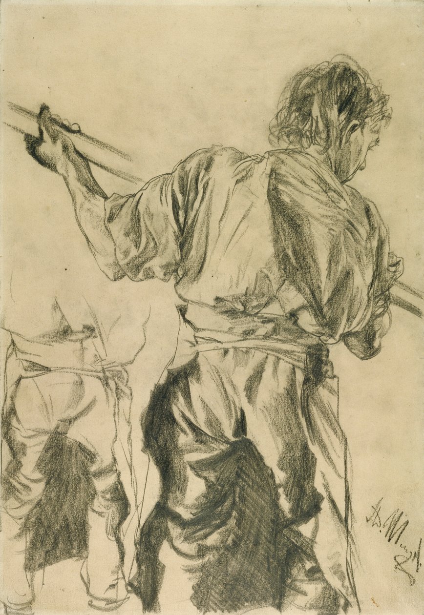 Figurenstudie af Adolph Menzel