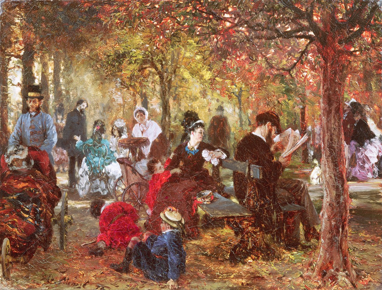I Luxembourg-haven af Adolph Menzel