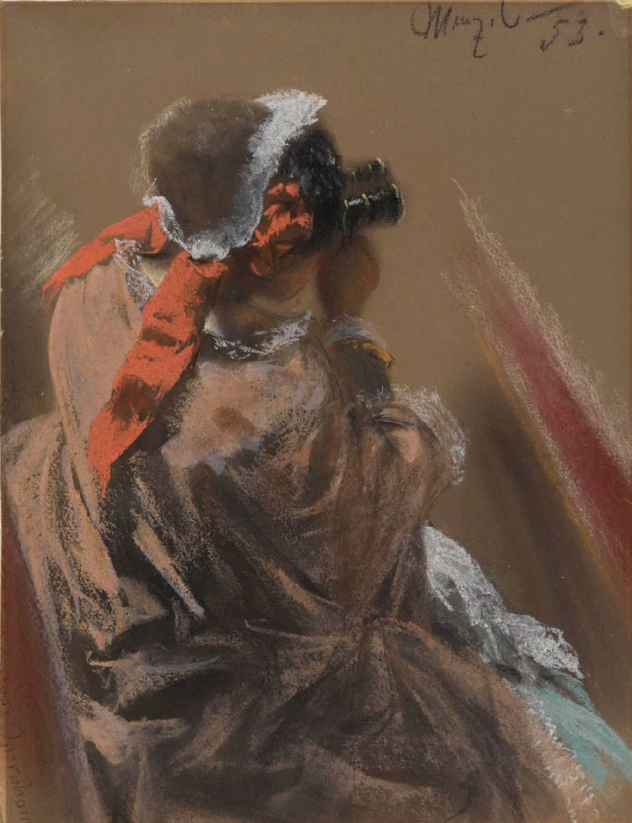Opera Ball Study af Adolph Menzel