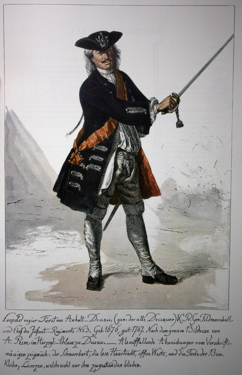 Prins af Anhalt-Dessau af Adolph Menzel