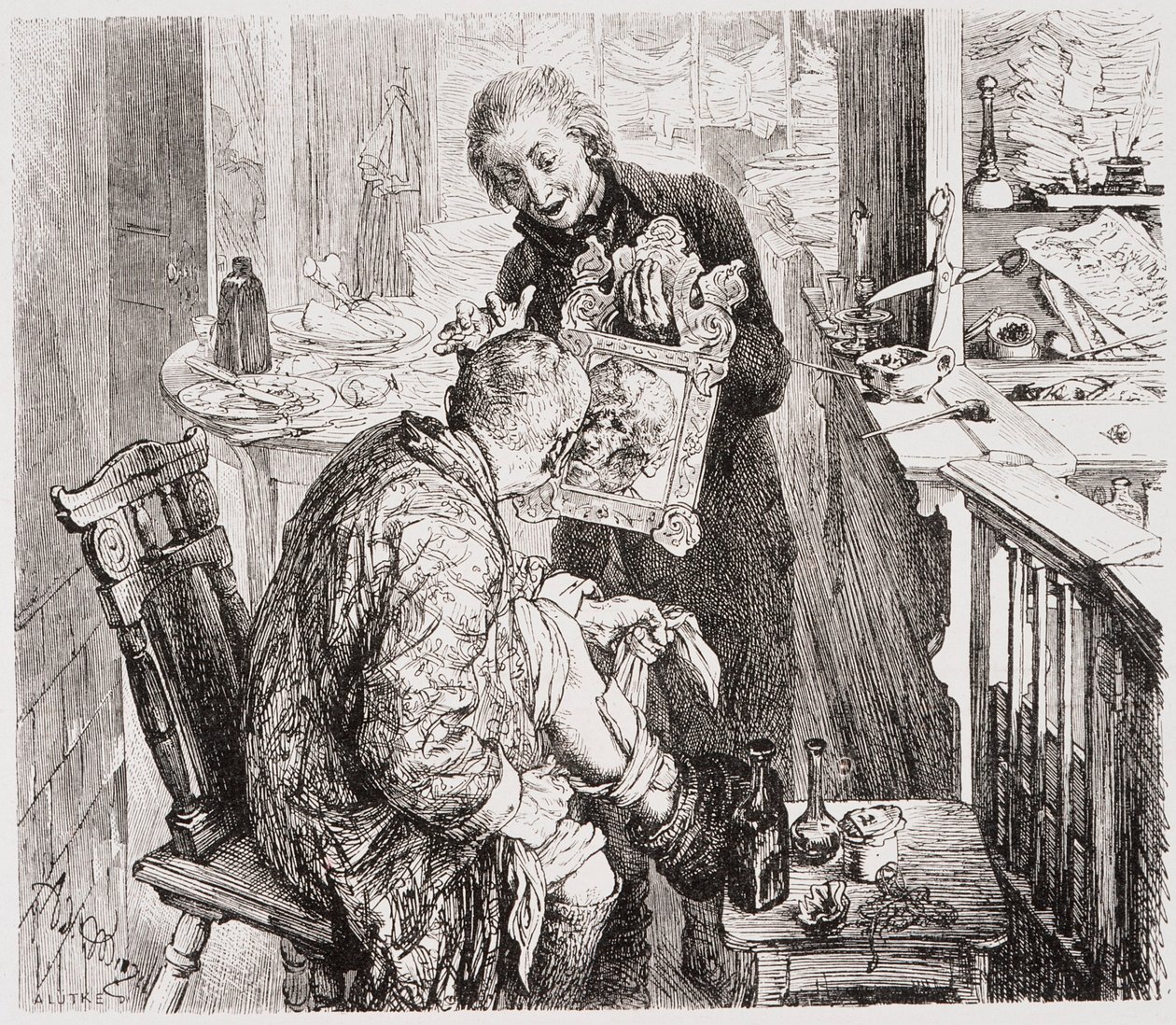 Den ødelagte kande af Adolph Menzel