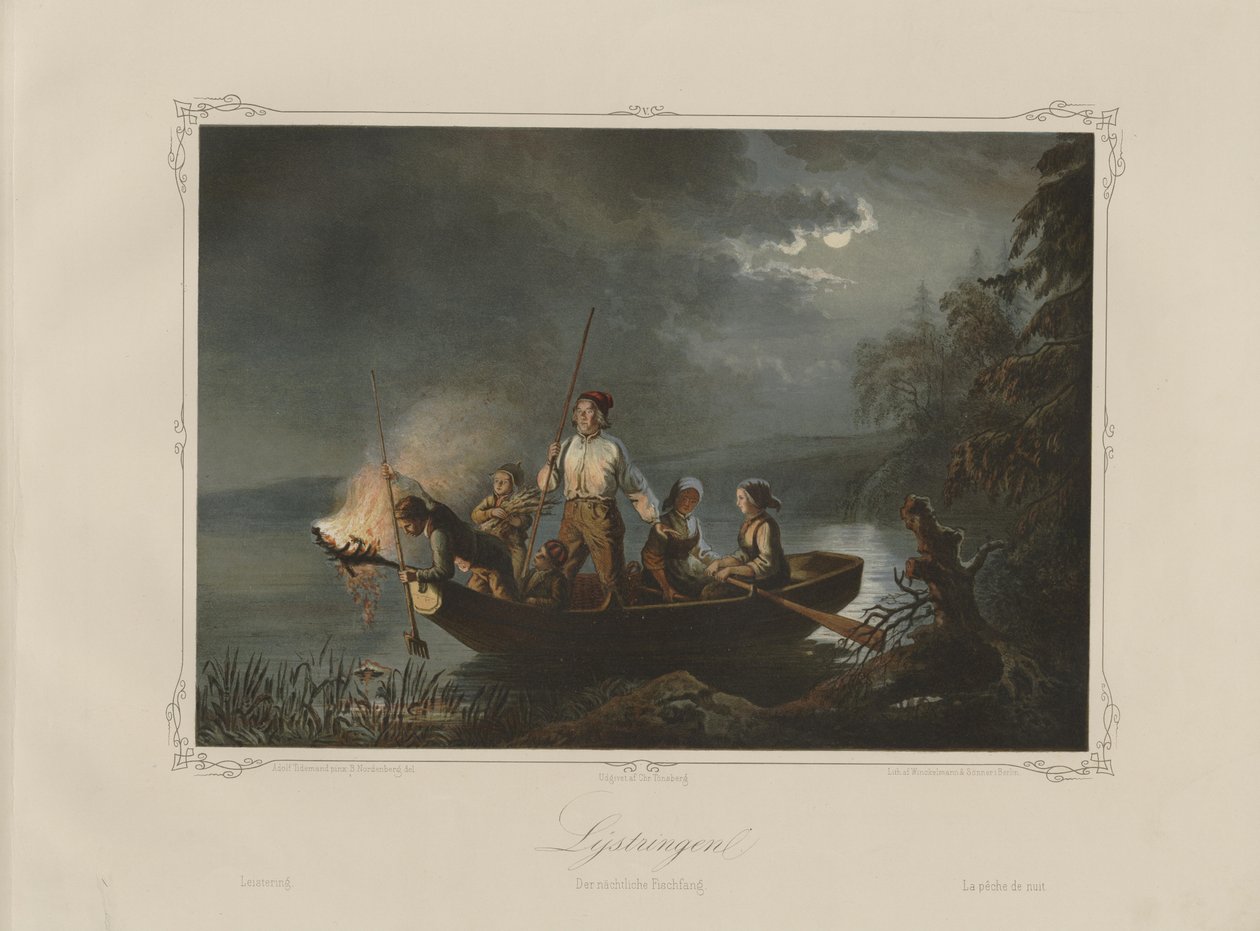 Illustration hentet fra bogen Norske Folkelivsbilleder af Tidemand af Adolph Tidemand