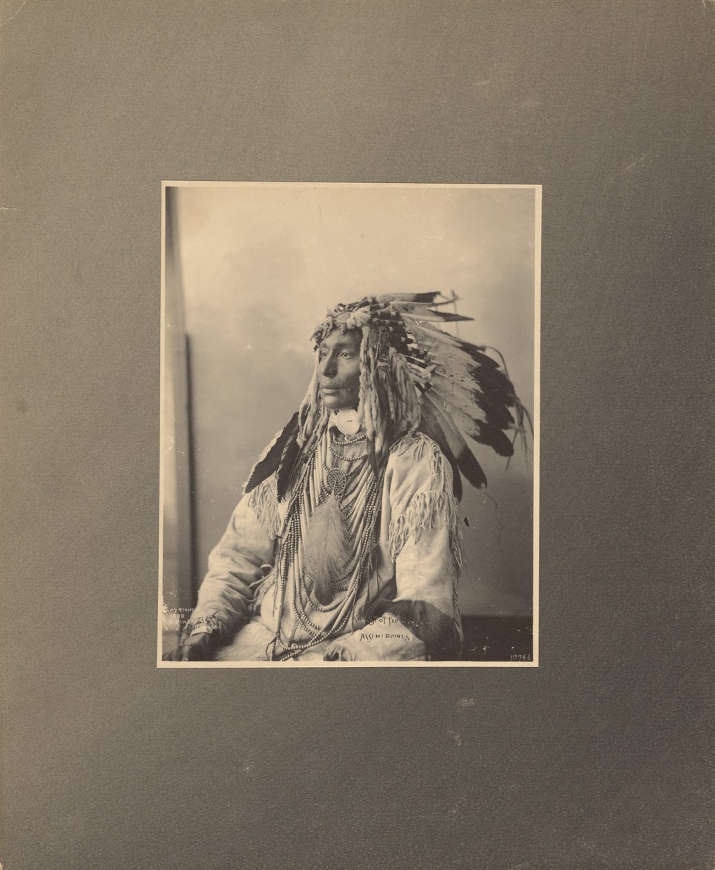 Dræb plettet hest, Assiniboines af Adolph F. Muhr
