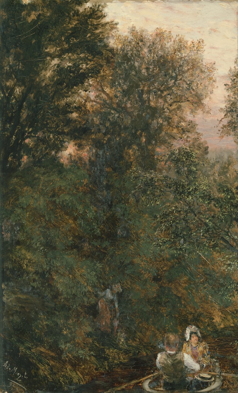 Sejltur, 1892 af Adolph Menzel
