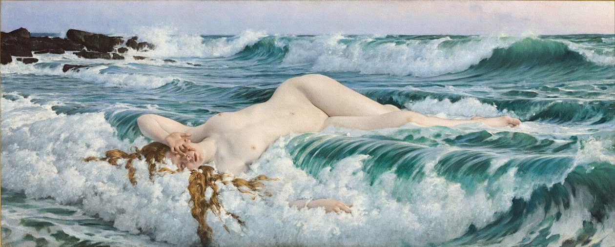 Afrodite, ca. 1893 af Adolf Hiremy Hirschl