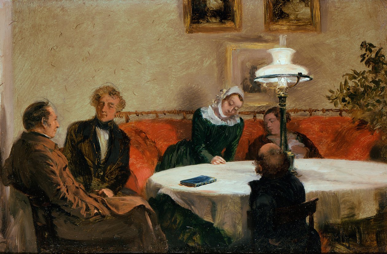 Aftenselskab af Adolph Menzel