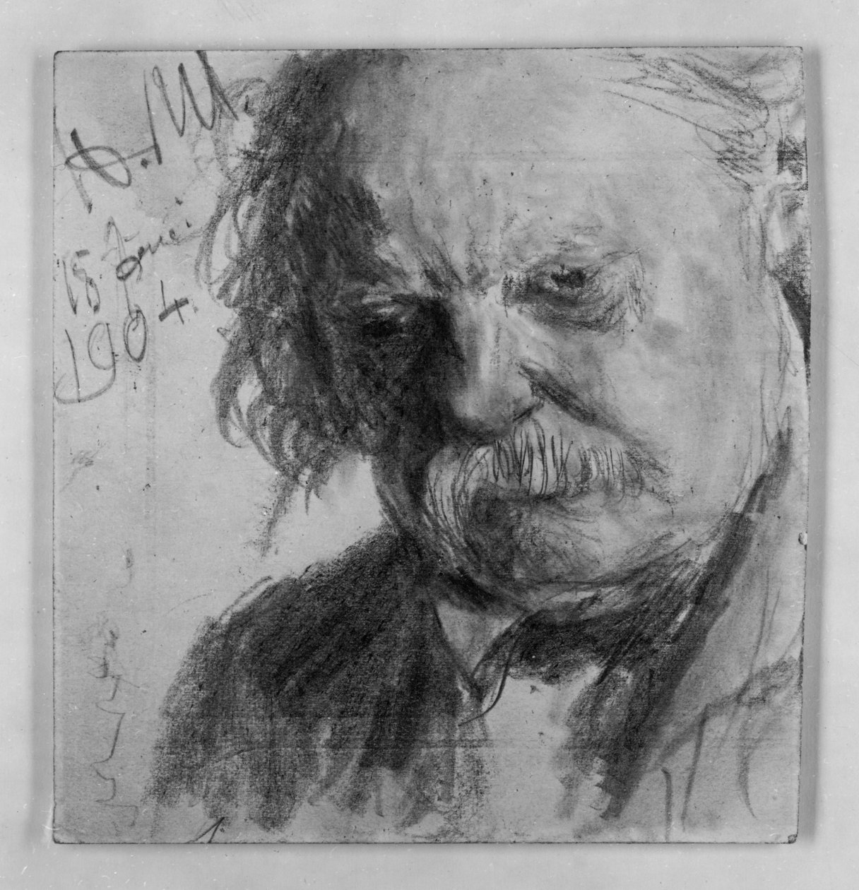 Gammel mand med overskæg af Adolph Menzel