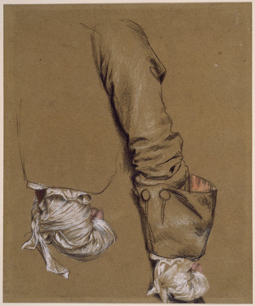 Arm og hånd, der er forbundet af Adolph Menzel