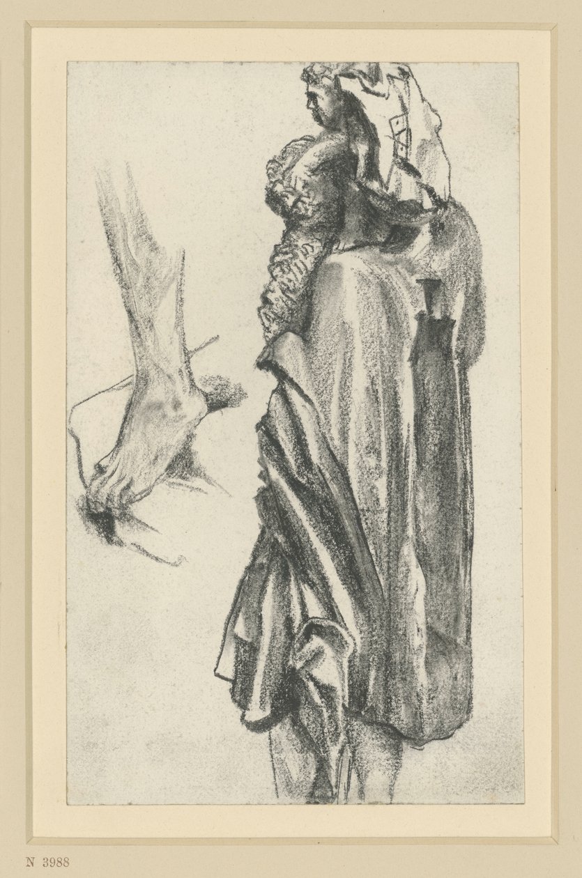 Christophorus, apostelmesteren fra Freiberg, i Dresden af Adolph Menzel