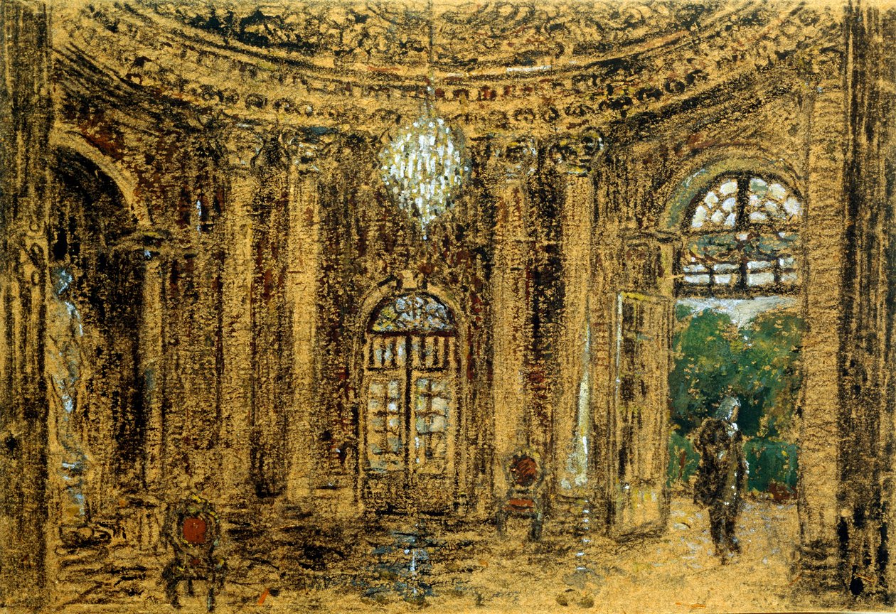 Koncert i Sanssouci, Studie, 1850
