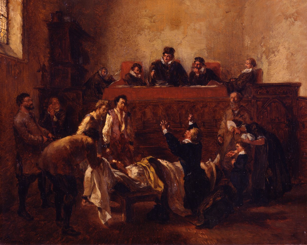 Dommedag. Skitse af Adolph Menzel