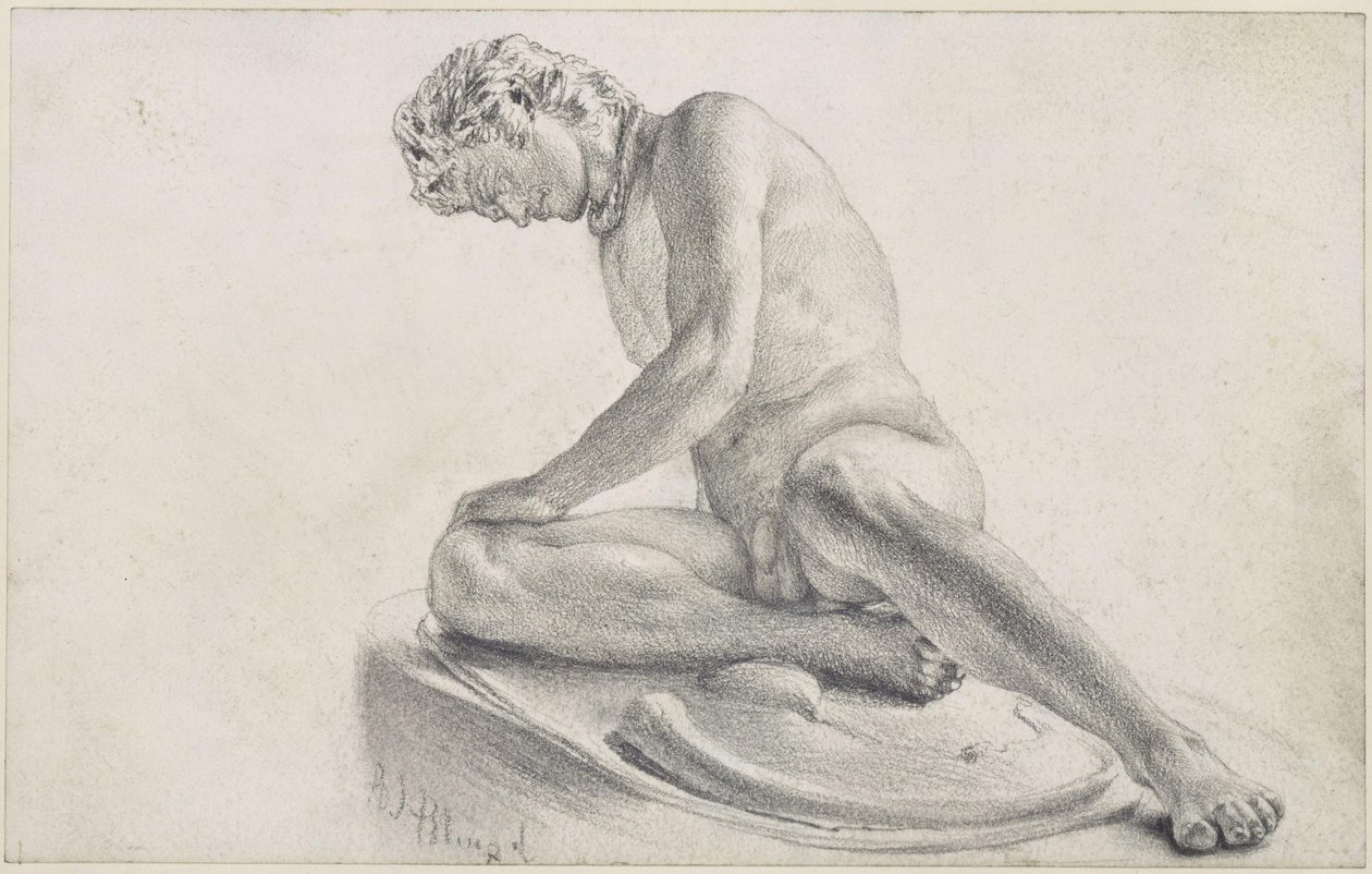 Den døende gallier af Adolph Menzel