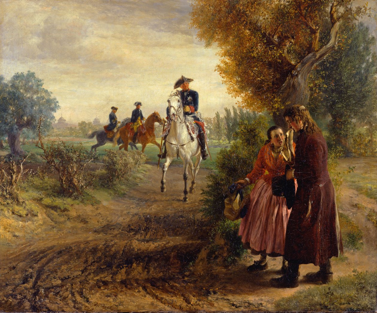Bønskriftet (Ridetur) af Adolph Menzel