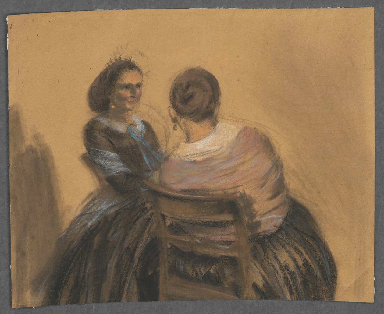 To kvinder af Adolph Menzel