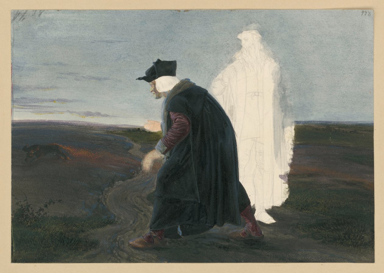 Faust og Wagner af Adolph Menzel