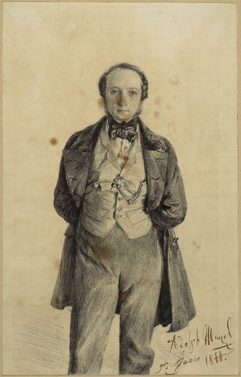 Distriktsdommer Karl Martini af Adolph Menzel