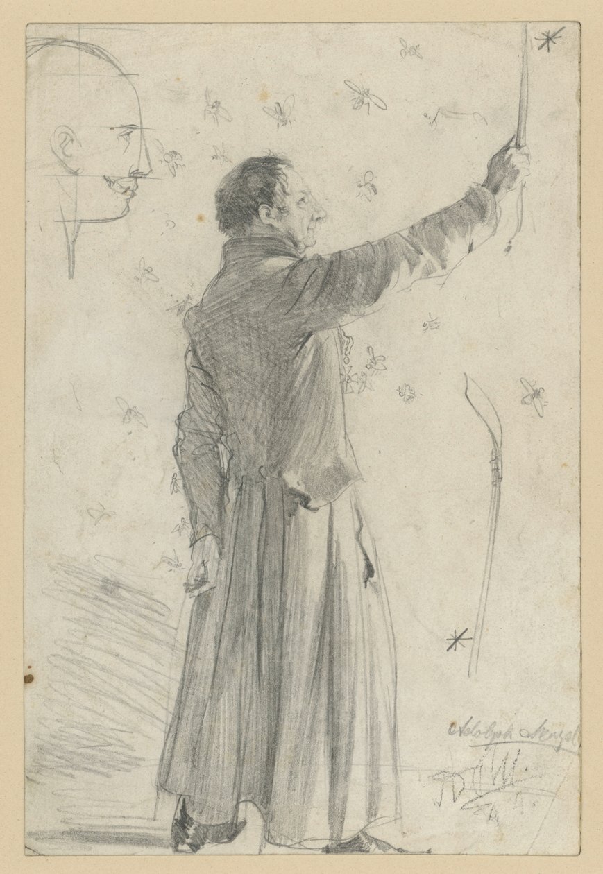 Distriktsdommer Karl Martini af Adolph Menzel
