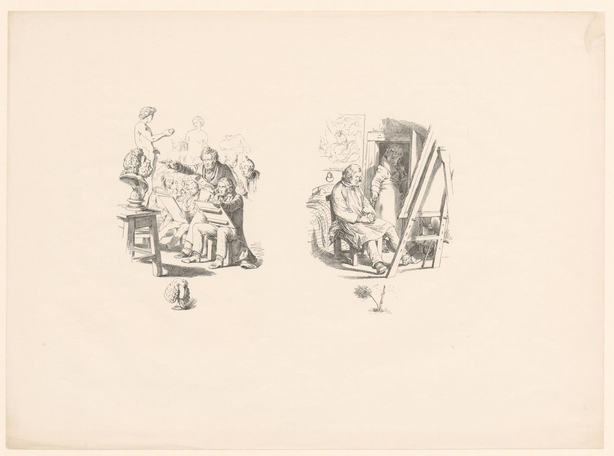 Kunstner under uddannelse af Adolph Menzel