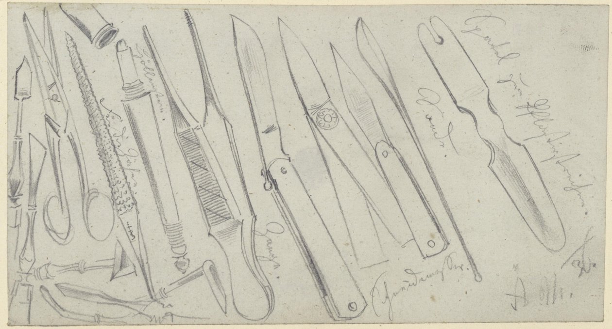 Medicinske instrumenter af Adolph Menzel