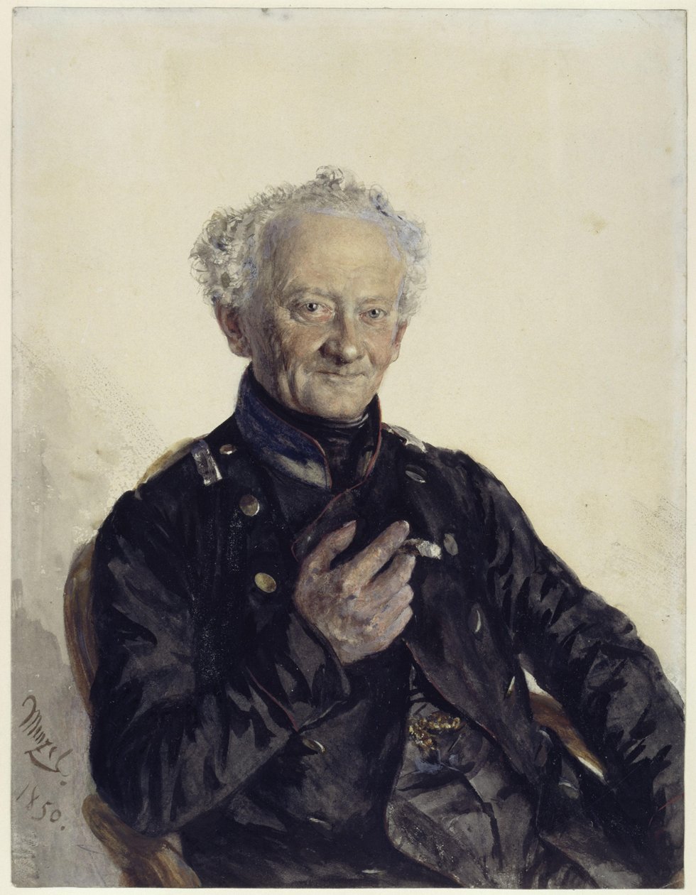 Oberstabslæge Dr. Wilhelm Puhlmann af Adolph Menzel