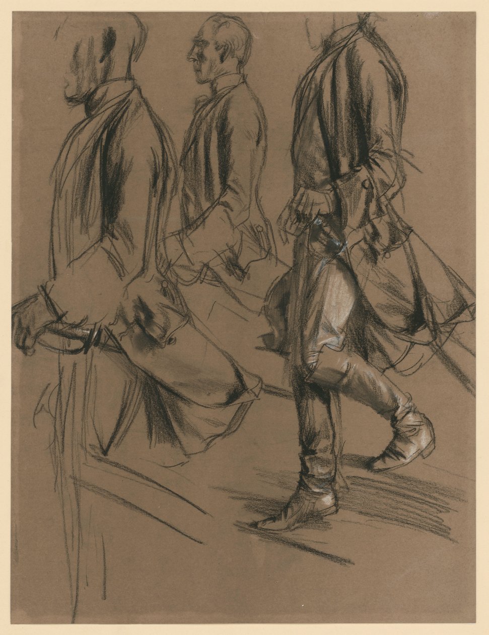 Officer fra Frederik II’s følge. Modellen til »Mødet mellem Frederik II og Joseph II i Neisse« af Adolph Menzel