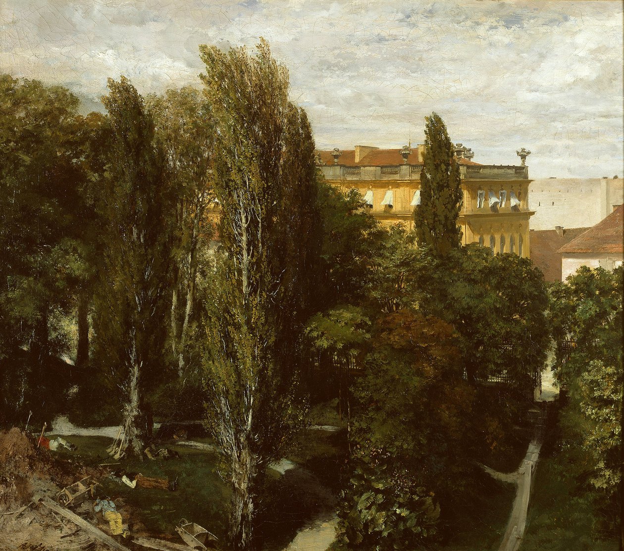Prins Albrechts palæhave af Adolph Menzel