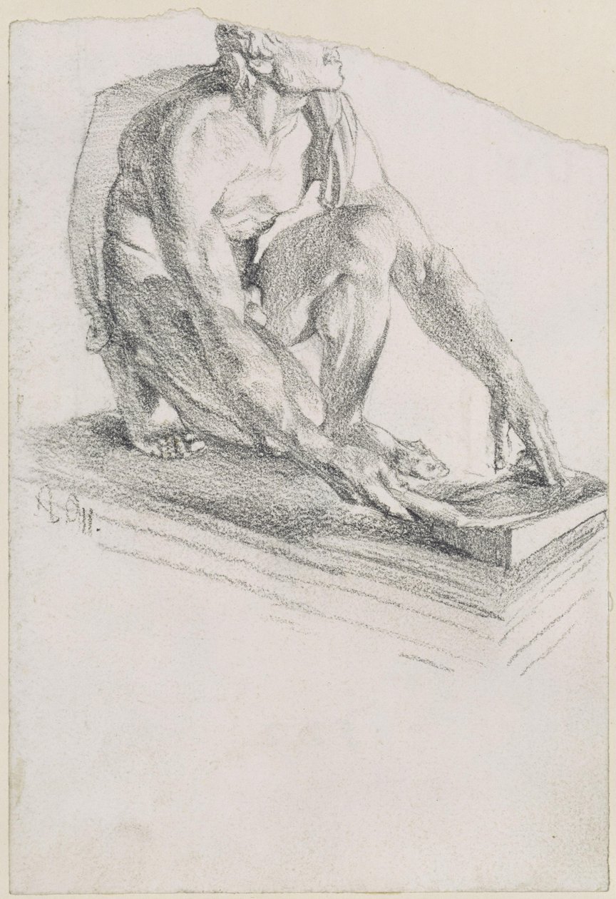 Den slibende skyter (afstøbning efter originalen i Uffizierne i Firenze) af Adolph Menzel