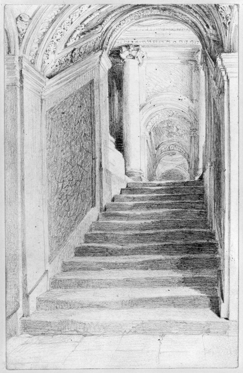 Stadtschloß Berlin – Trappekammeret i Rittersalen (Portal V) af Adolph Menzel