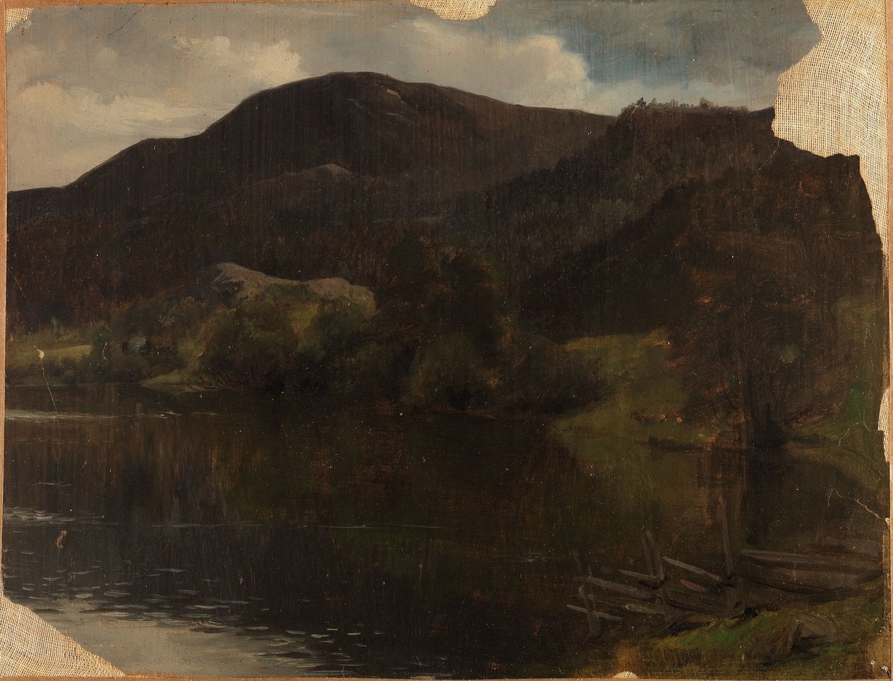 En sø af Adolph Tidemand