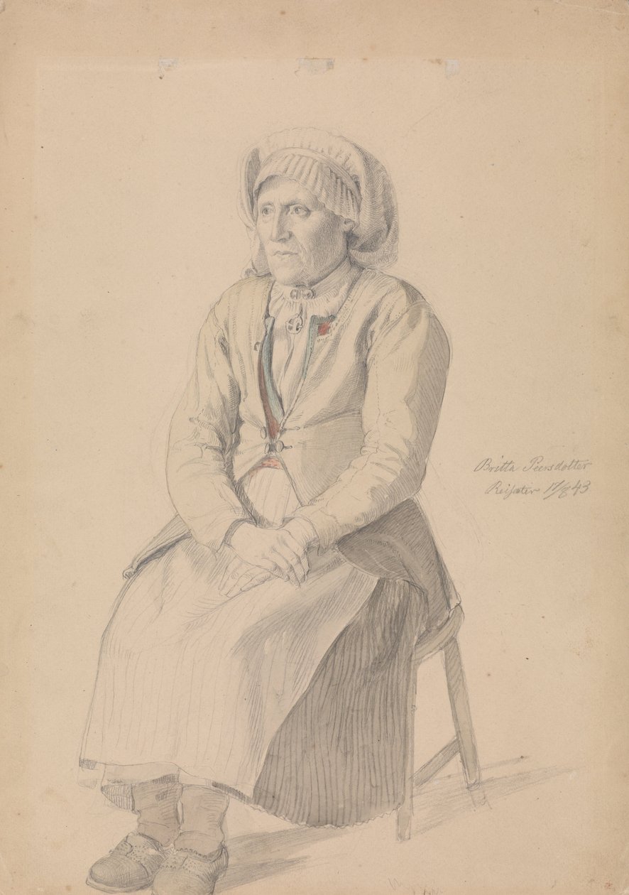 Britta Peersdotter Reisæter, Ullensvang af Adolph Tidemand