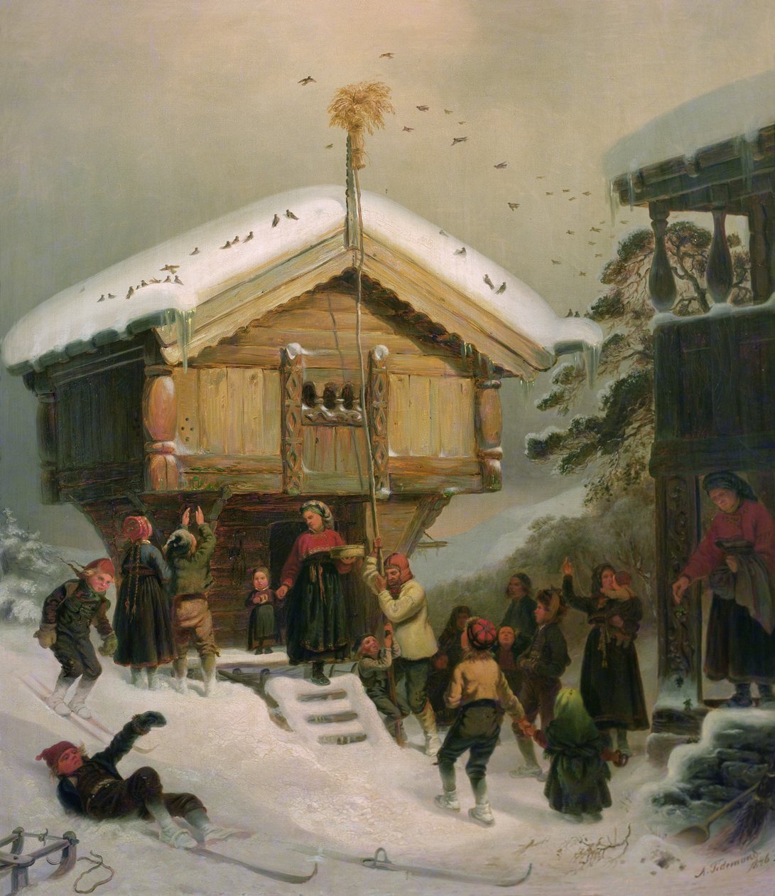 Juleskik af Adolph Tidemand