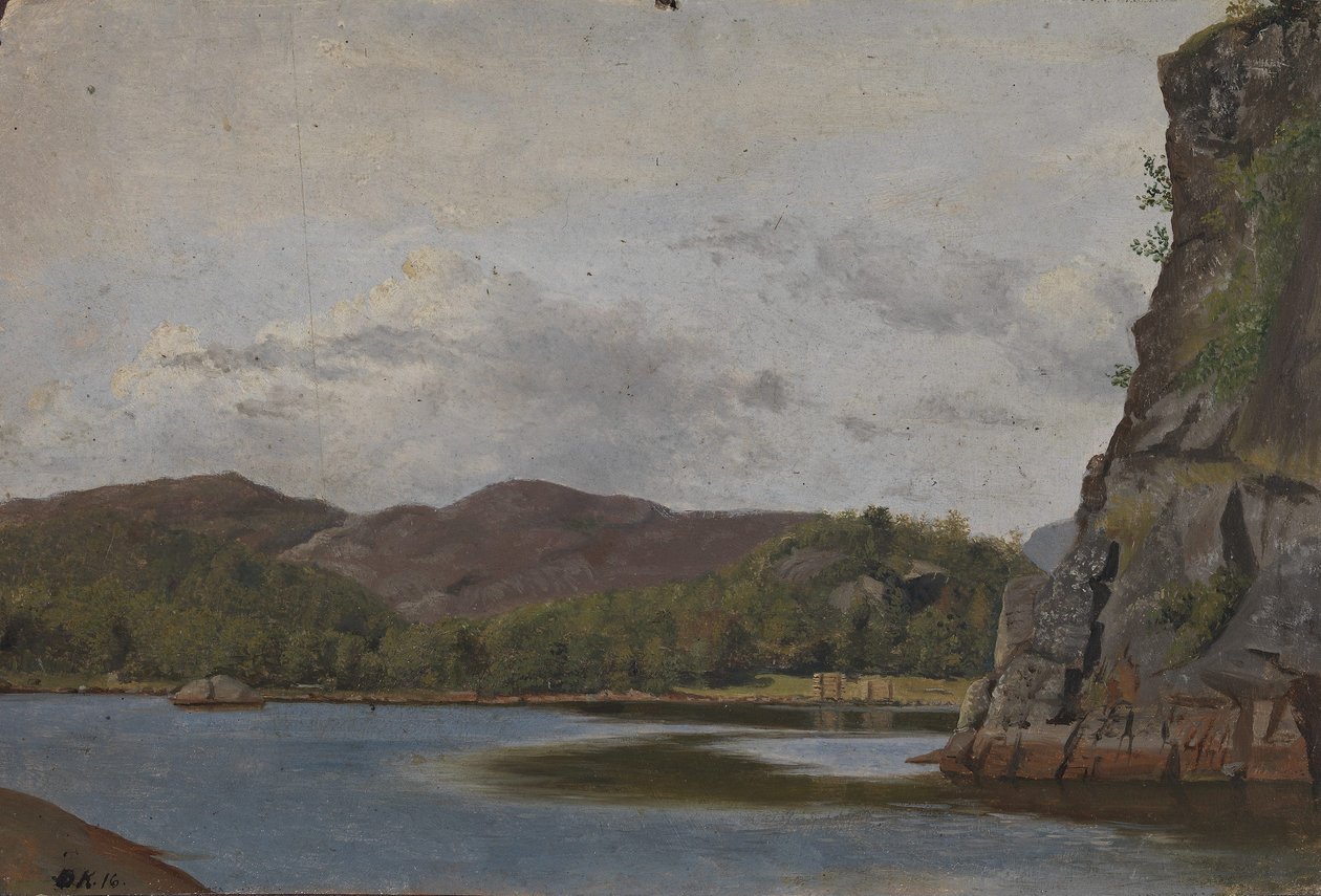 Fra kysten nær Mandal af Adolph Tidemand
