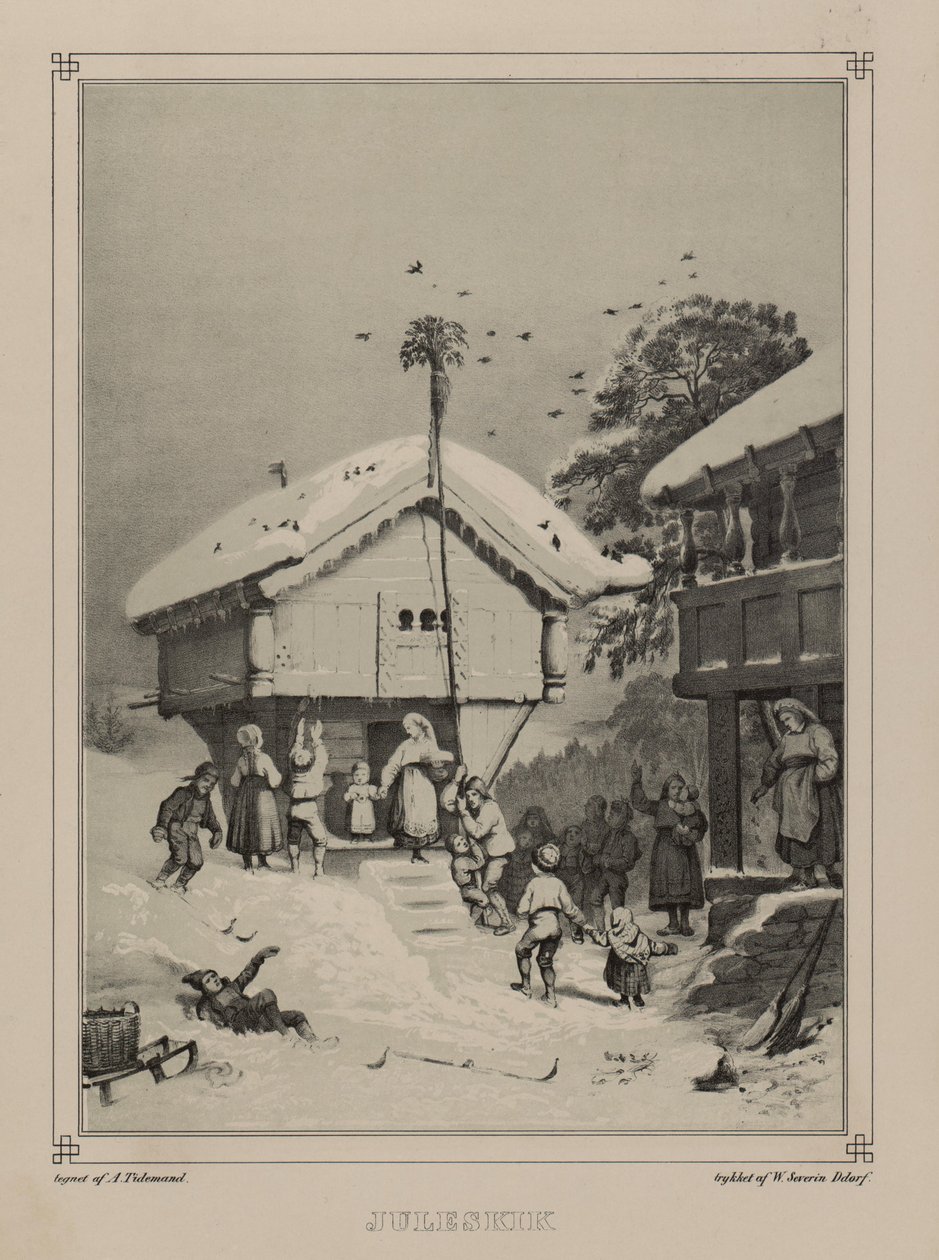 Illustration hentet fra bogen Norge produceret i tegninger af Asbjørnsen, P.Chr. og udgivet af Chr. Tønsberg (nr. 1848) af Adolph Tidemand