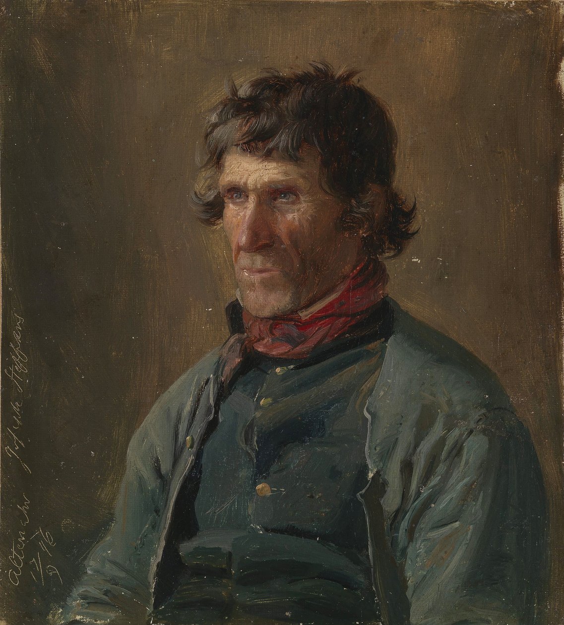 Joseph Steffens fra Altenahr. Figurstudie af Adolph Tidemand