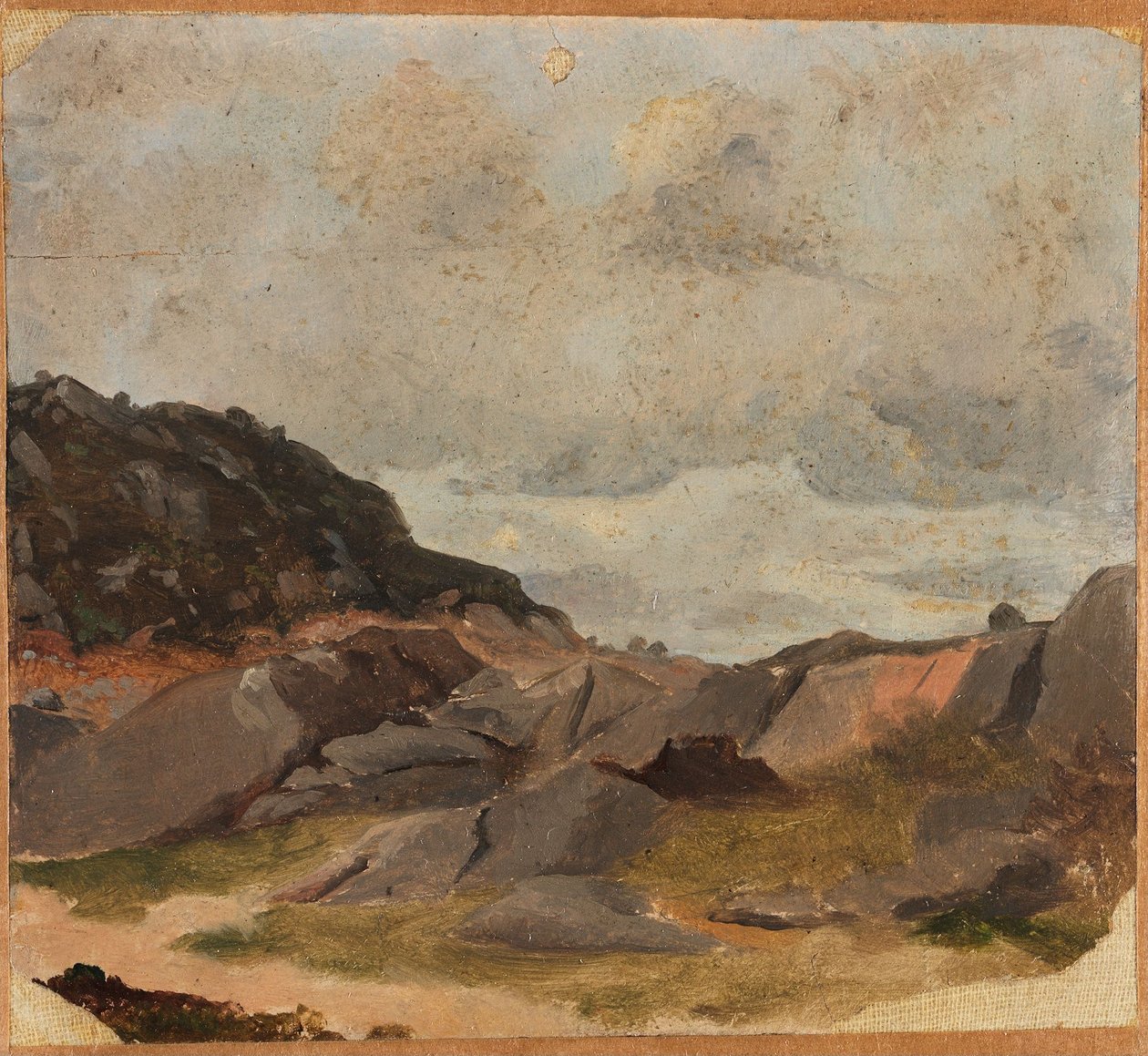 Landskabsundersøgelse af Adolph Tidemand