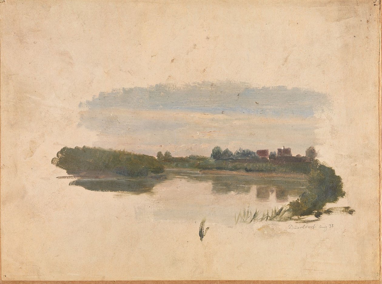 Landskabsstudie af Adolph Tidemand