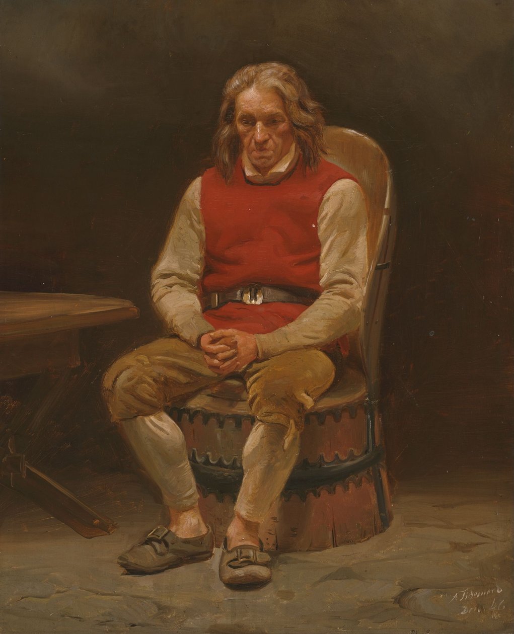 Den siddende landmand af Adolph Tidemand