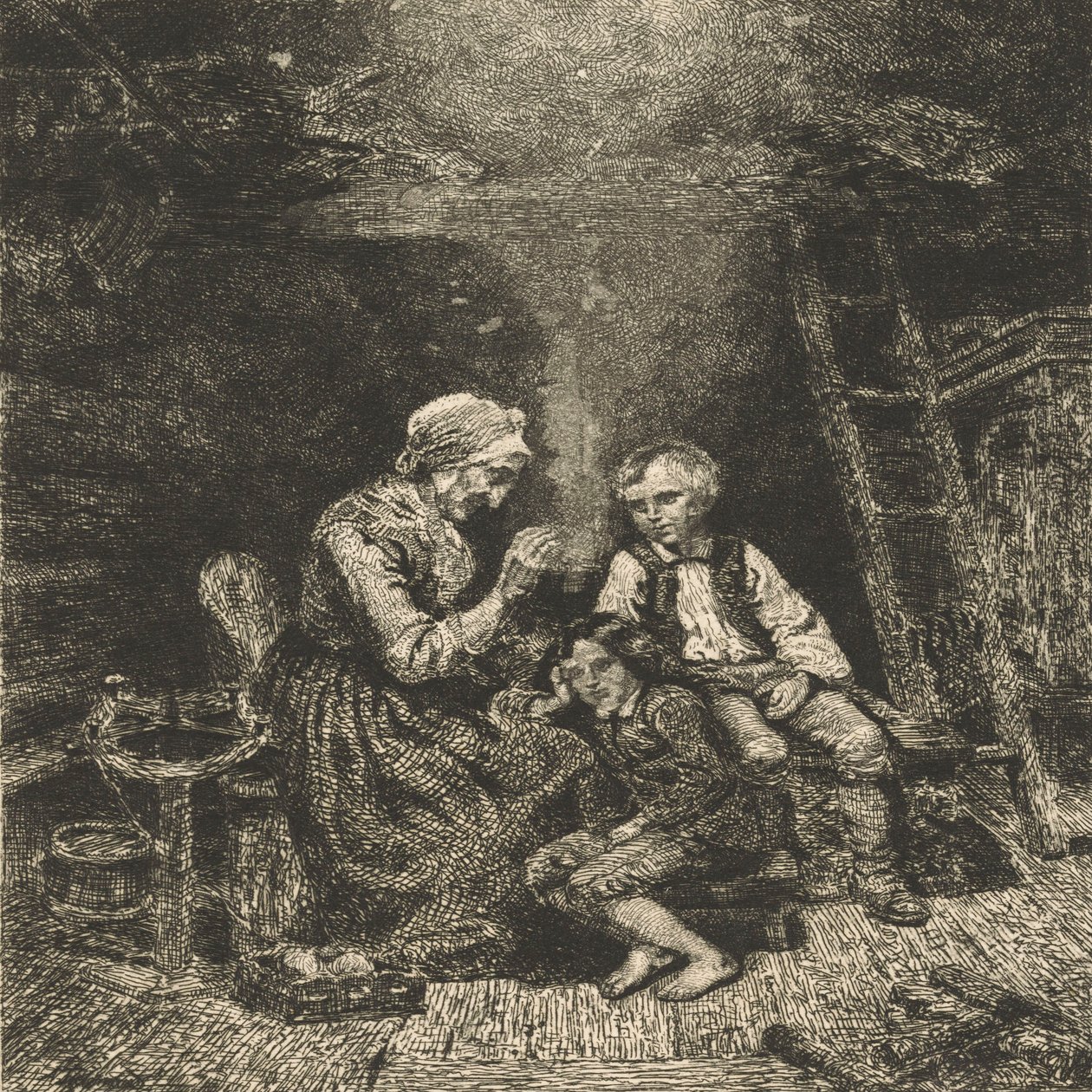 Eventyrfortælleren af Adolph Tidemand