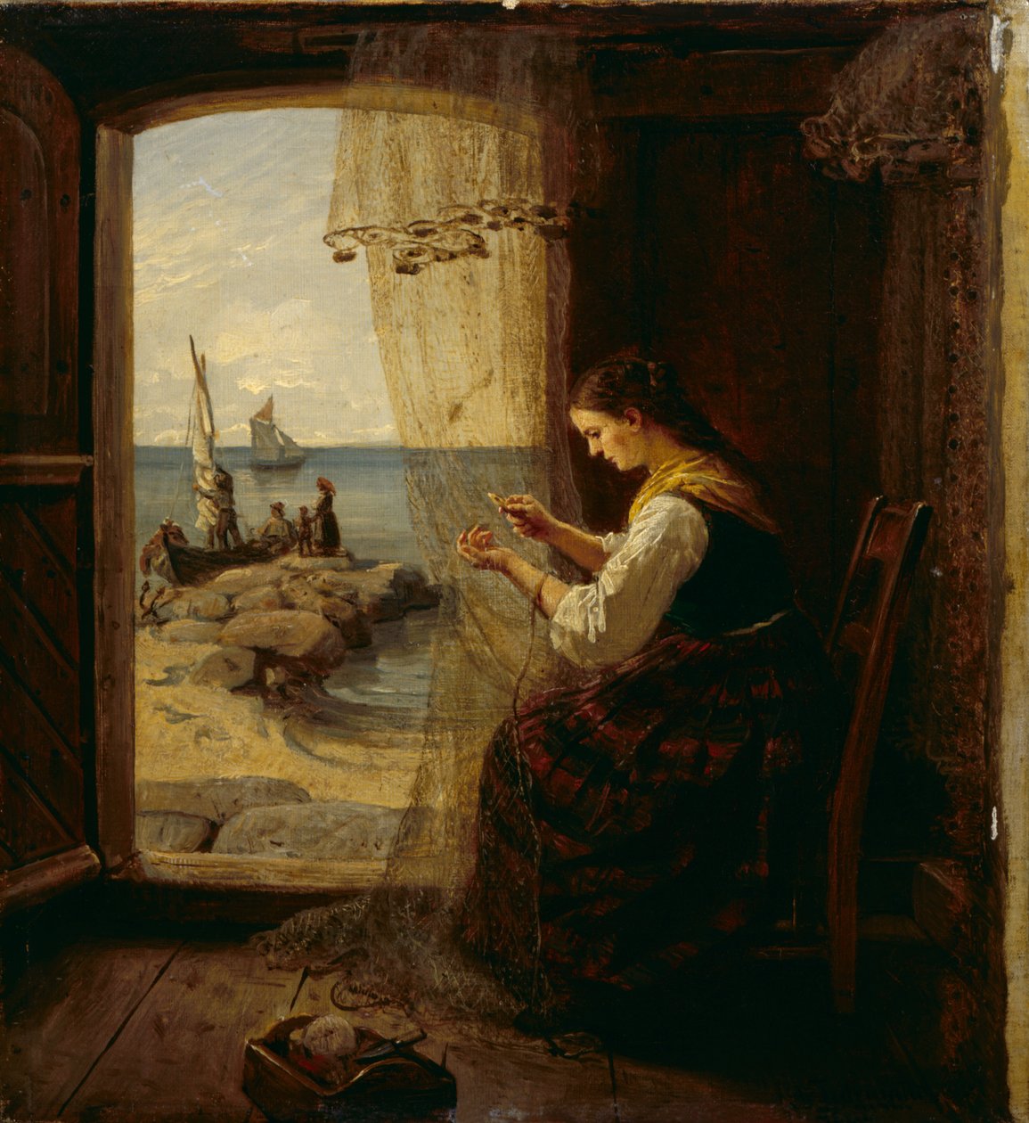 Netbinderen af Adolph Tidemand