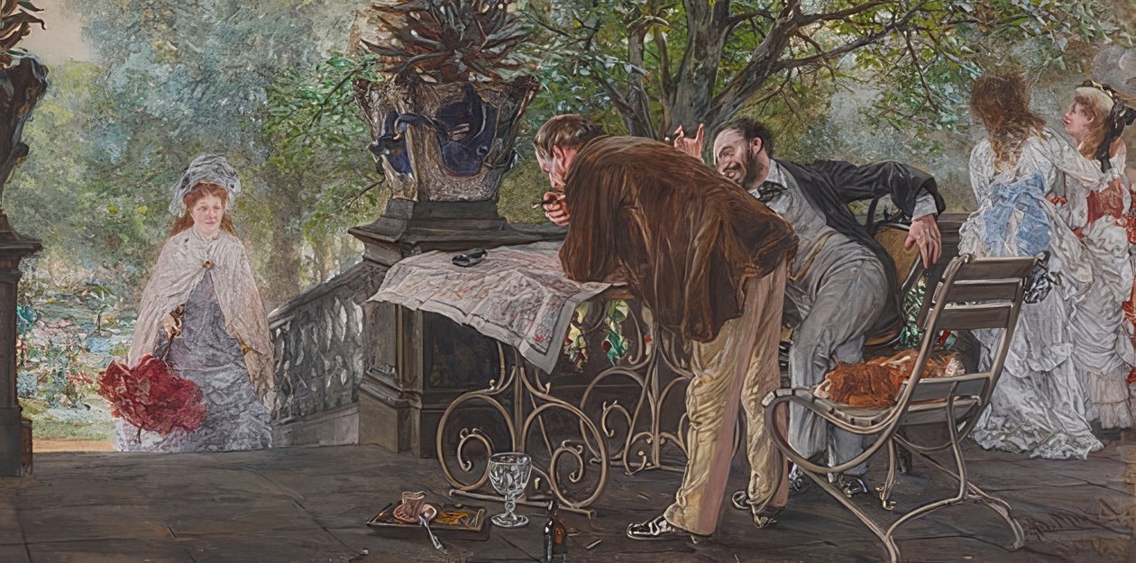 Rejseplaner. 1875 af Adolph Menzel
