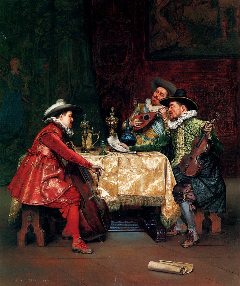 Prøven af Adolphe Alexandre Lesrel