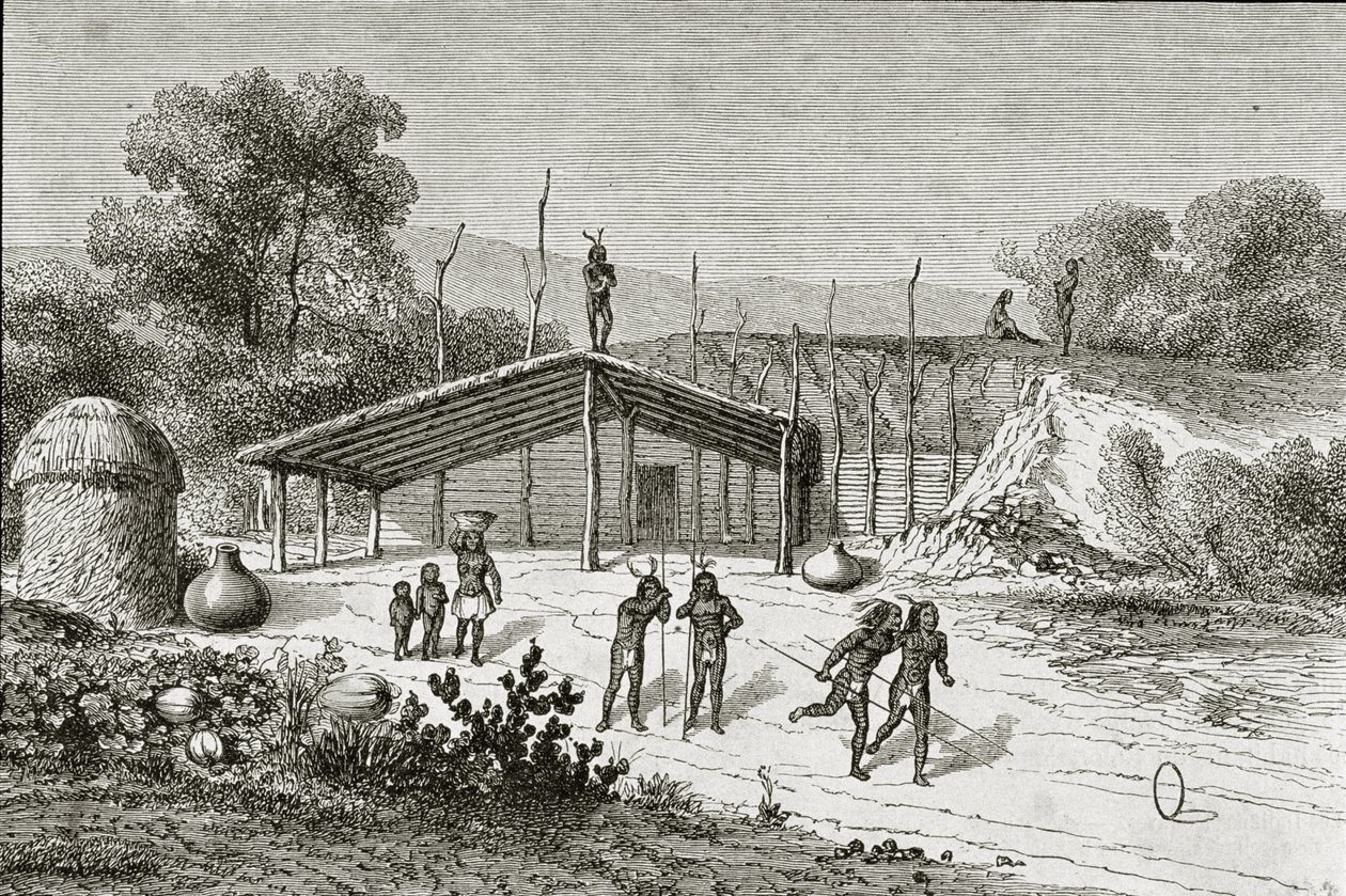 Mohave Indian Game af Adolphe Gusman