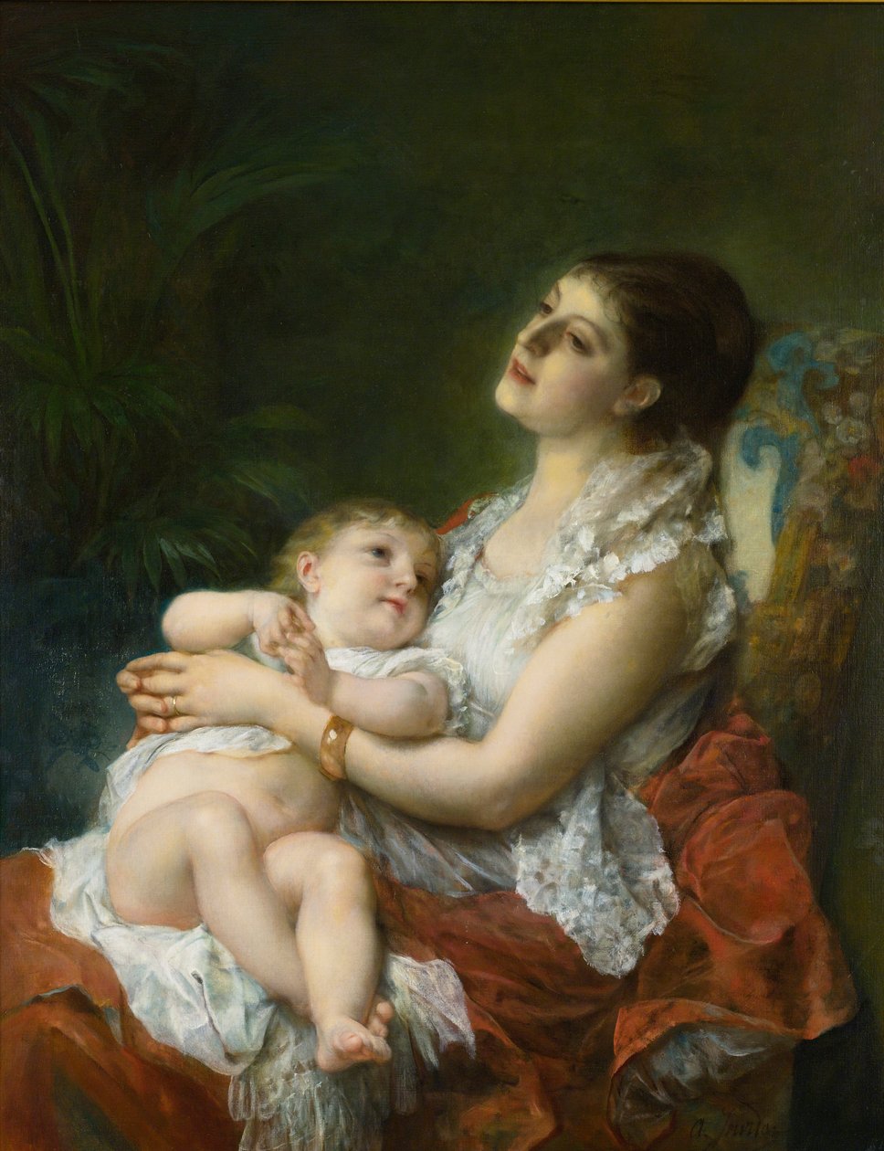 En mors omfavnelse af Adolphe Jourdan